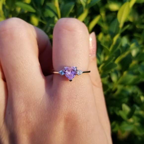 Dainty Sweetheart Sterling Ring - Picture 2 of 5